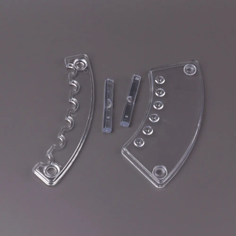 Wholesale Plastic Transparent 6 Slot Pencil Pen Spoon Jewelry Display Holder Stand Rack