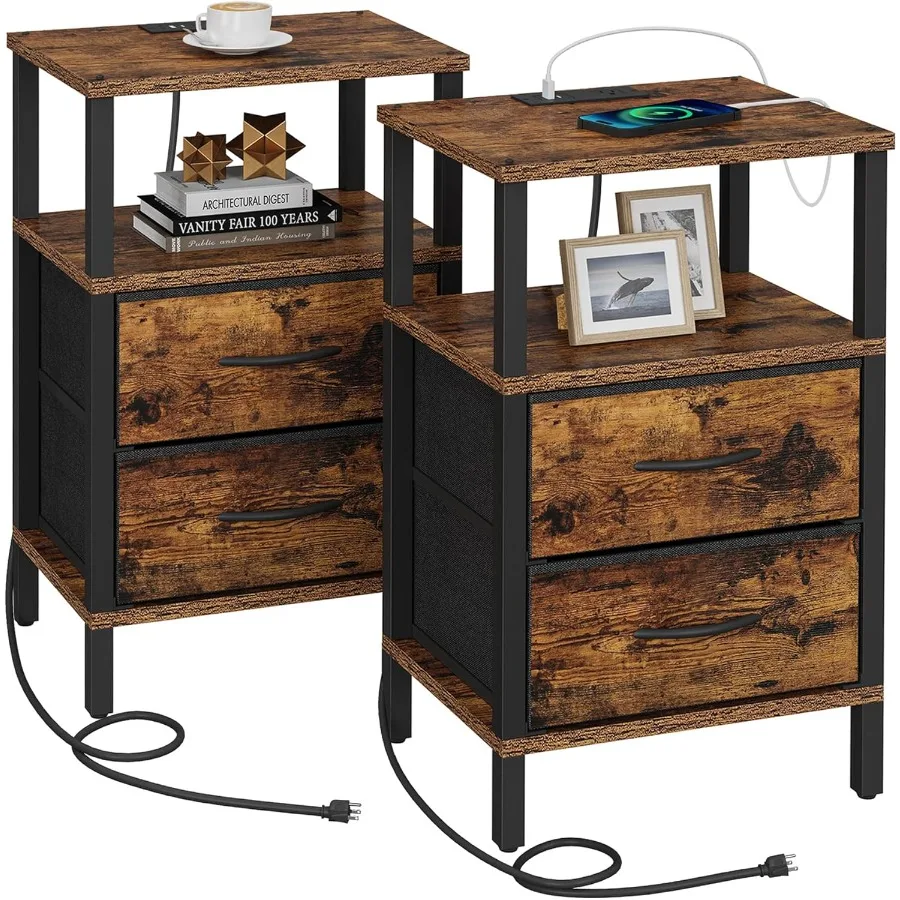Set Of 2 End Tables…