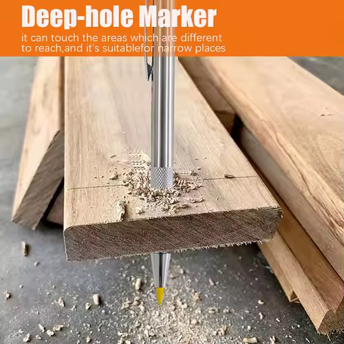 2.8mm Solid Woodworking Automatic Pencil Set with 2B Multicolor Lead Core Deep Hole Marking Architectural Design Marking Pen - Image 6