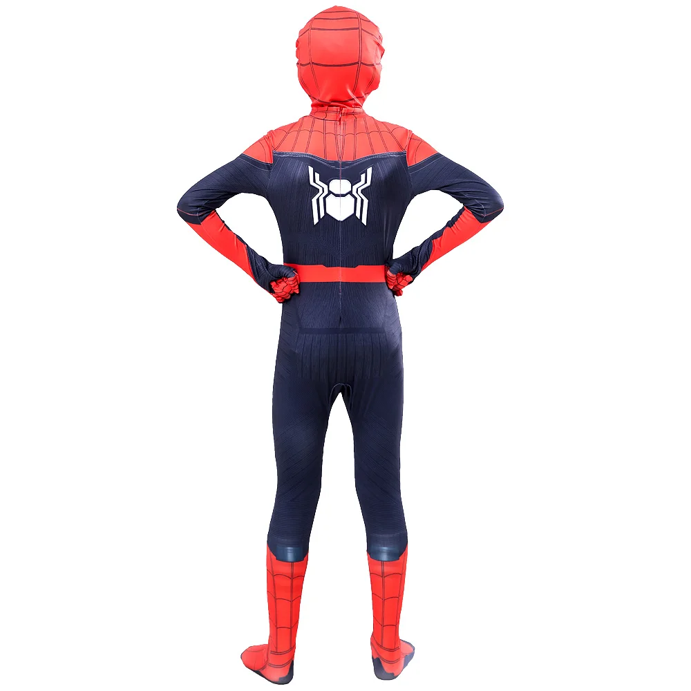 Costume da supereroe per bambini Spiderman No Way Home 3D body per adulti lontano da casa Cosplay Spandex Zentai Party