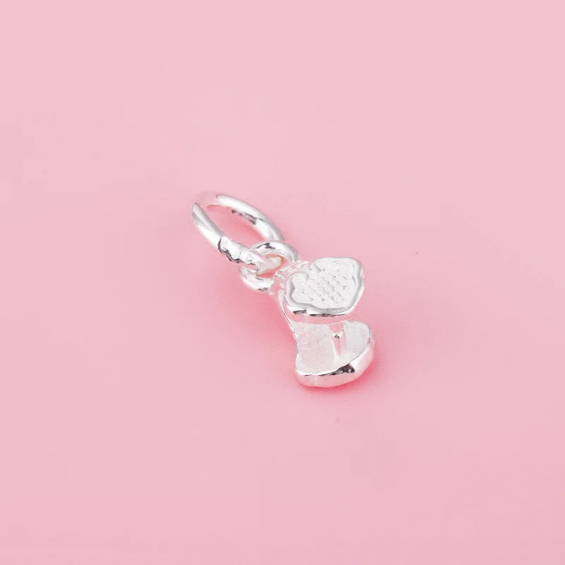 S925 الفضة الاسترليني Ruyi المشبك قلادة السحابة مشبك فضي قفل الفتحات الأمامية والخلفية لمشبك المجوهرات #2