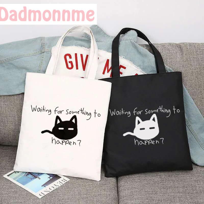 Shopping Bag Japan Omori Manga Graphic Shoulder Bags Large Capacity Wild Messenger Bag Summer New Cute Canvas Handbag Tote Bag