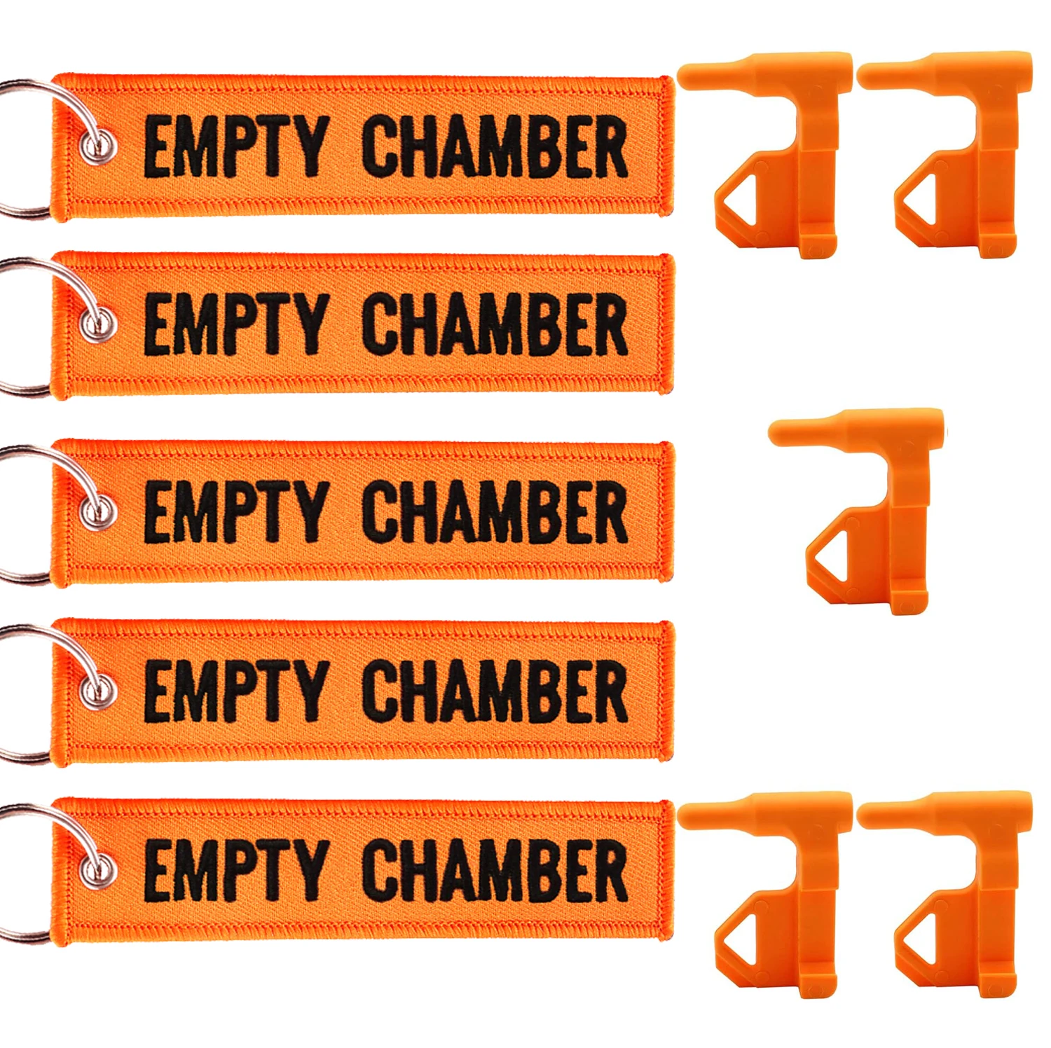 5PCS/Set New Tactical Chamber Safety Flag Includes Built-in Flathead Tool Hunting Accessories