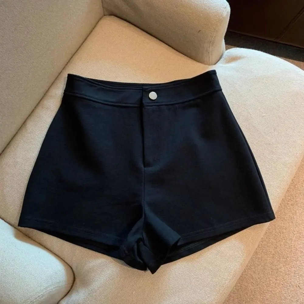 

Elastic Wide Leg High Waist Shorts Slim Fit All-match Hot Woman Short Pants Female Clothing Trousers Summer Shorts Streetwear