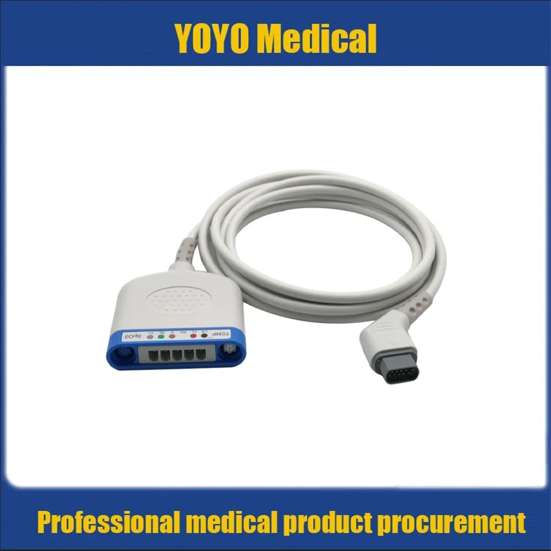 Compatible Siemens Draeger SC9000/7000 ECG machine ECG lead multi-functional main cable 5-conductor