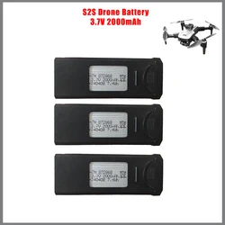 S2S Drone Battery For S2S Mini Drone 3.7V 2000mAh Rechargeable Li-po Battery Packs For S2S 8K RC Quadcopter Spare Parts