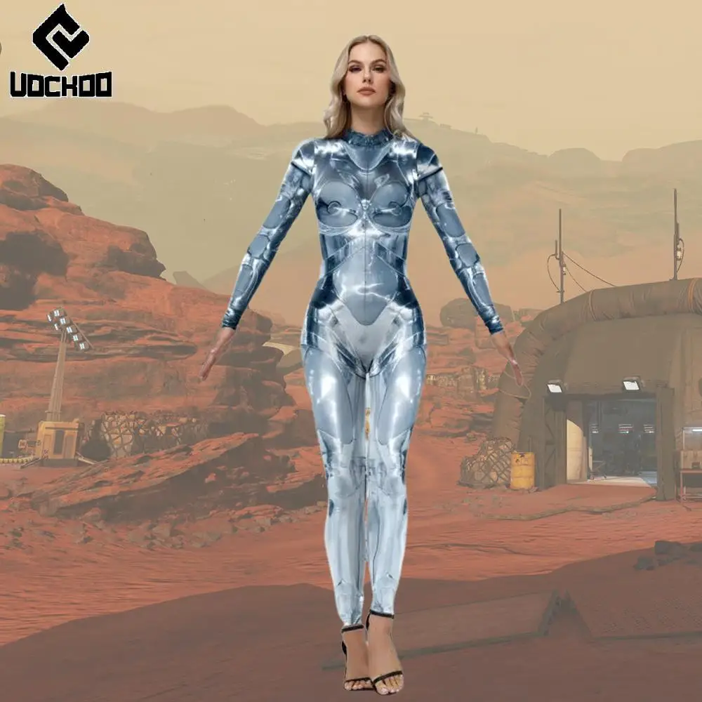 

Music Carnival Jumpsui Punk Bodysuit Desert Party Outfit Mechanical Armour Jumpsuit Cosplay Steampunk Warrior Costume Halloween