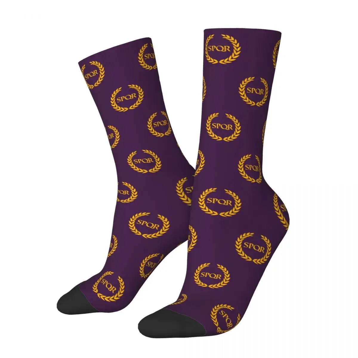 Camp Jupiter Spqr 7 Socks Harajuku Super Soft Stockings All Season Long Socks Accessories for Unisex Birthday Present