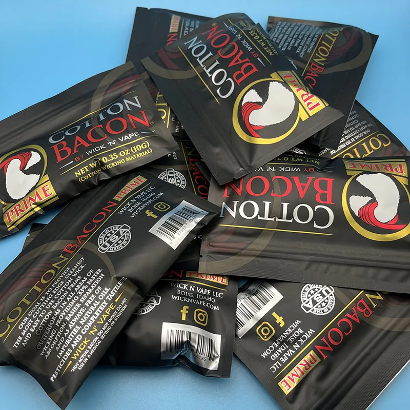 

Хлопковый бекон Vape Хлопковые органические хлопковые катушки, KA1 Ni80 316L Сетчатые катушки Подходит для аксессуаров для электронных сигарет Zeus x mesh/Kirin M