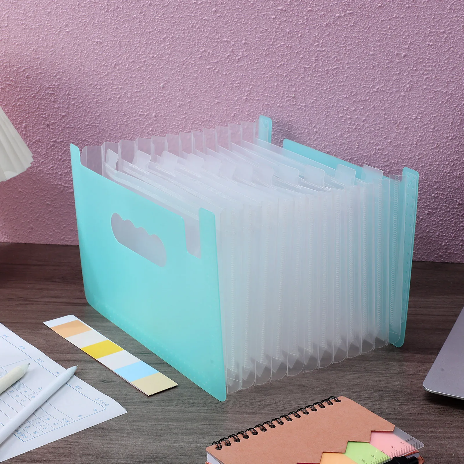 Stylish File Folder Organizer Portable Receipt Organizer Multi-Function Coupon Holder Office Supply Easy Carry Fine