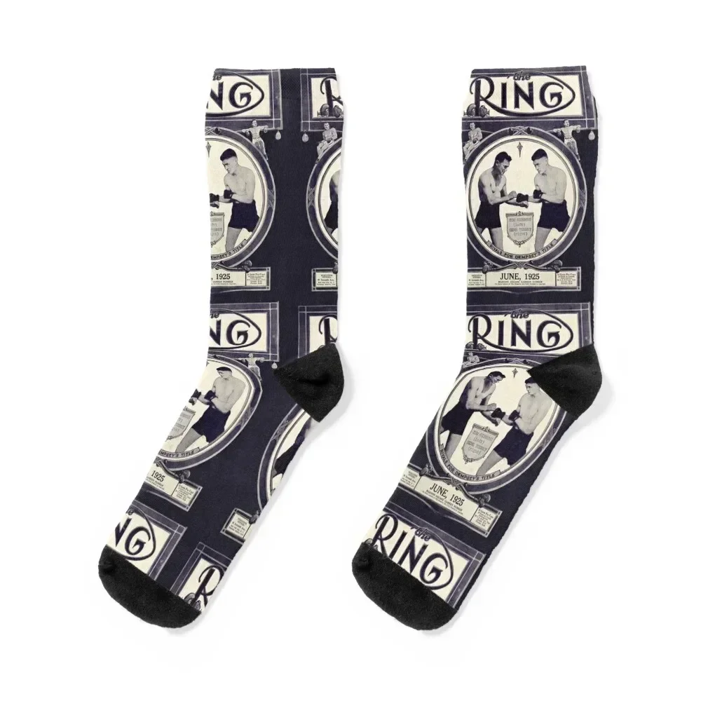 

Purple Ring - Boxing Magazine Socks christmass gift anime Socks Female Men's