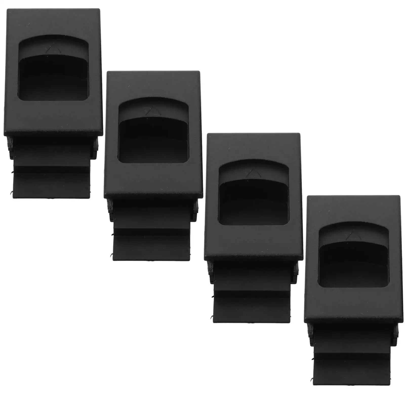 

4 Pcs Electric Cabinet Buckle Replacement Rv Door Latch Marine Latches Screen Refrigerator Black