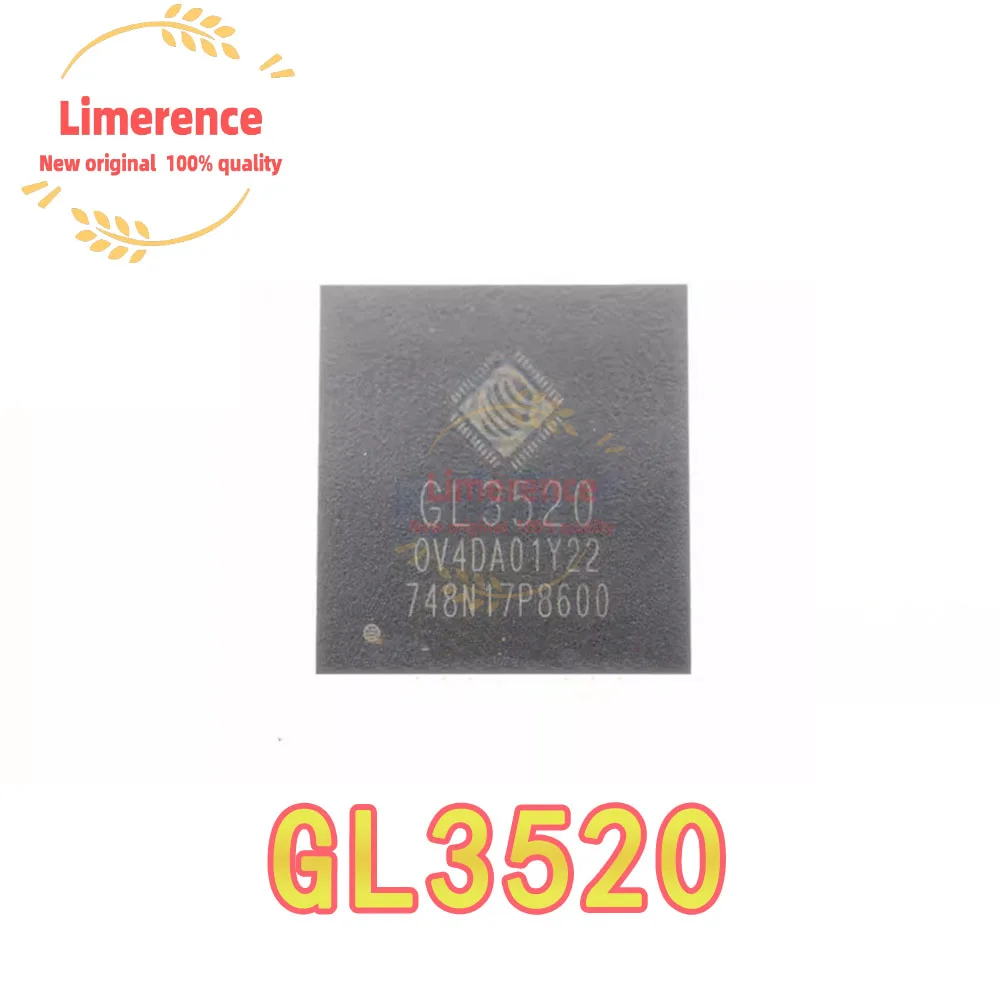 1PCS GL3520 GL3520-OV QFN88 GL3520-OV1CC02Y21 GL3520-OV1CC02Y22 GL3520-OV4DA01Y22  GL3520-OS QFN64 IN STOCK 100%GOOD