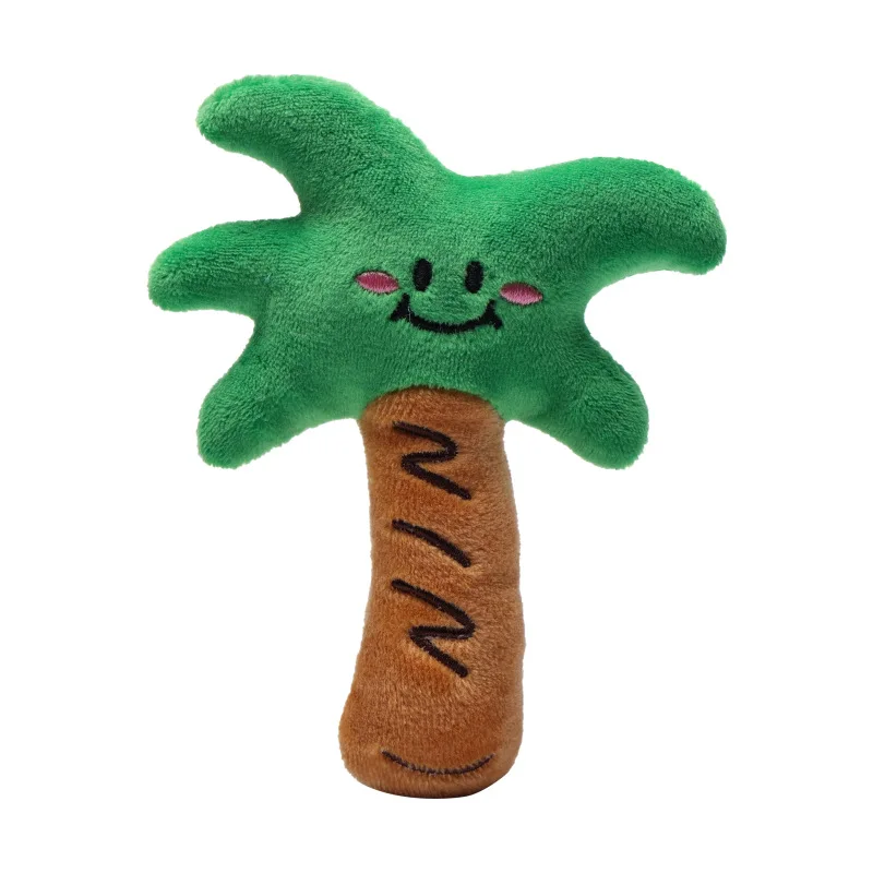 Nuevo muñeco de peluche suave de árbol de coco, juguetes de dibujos animados, llavero decorativo de mochila escolar bonito y delicado, regalo para niños o amigos