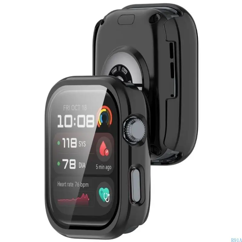 시계 용 R91A 전체 커버리지 화면 보호기 슬리브 PC 쉘 먼지 방진 커버 하우징