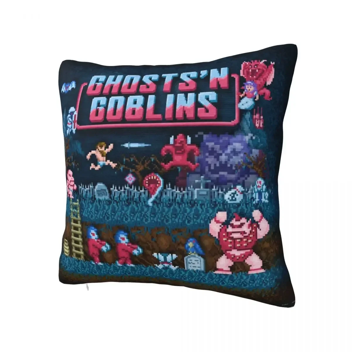 Goblins N 'الأشباح وسادة غطاء لعبة فيديو كيس وسادة أنيق لينة مخصص لتقوم بها بنفسك غطاء الوسادة سادات ل أريكة ديكور المنزل #2