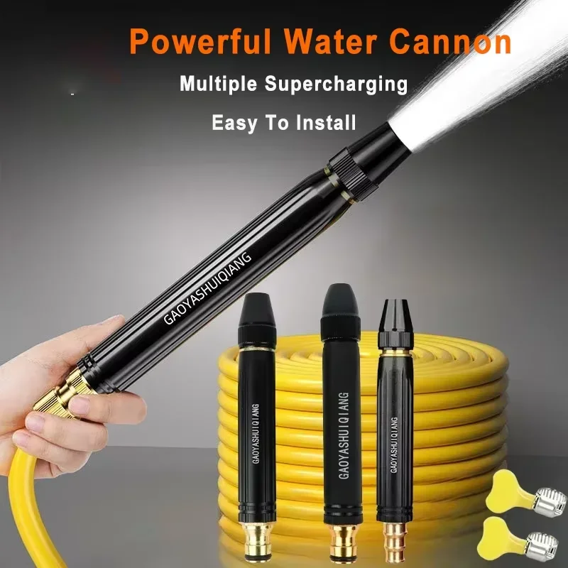 

Telescopic Garden Water Gun With High-pressure Nozzle Car Washing Tool Set Extension Hose Water Hose For Pressure Cleaner