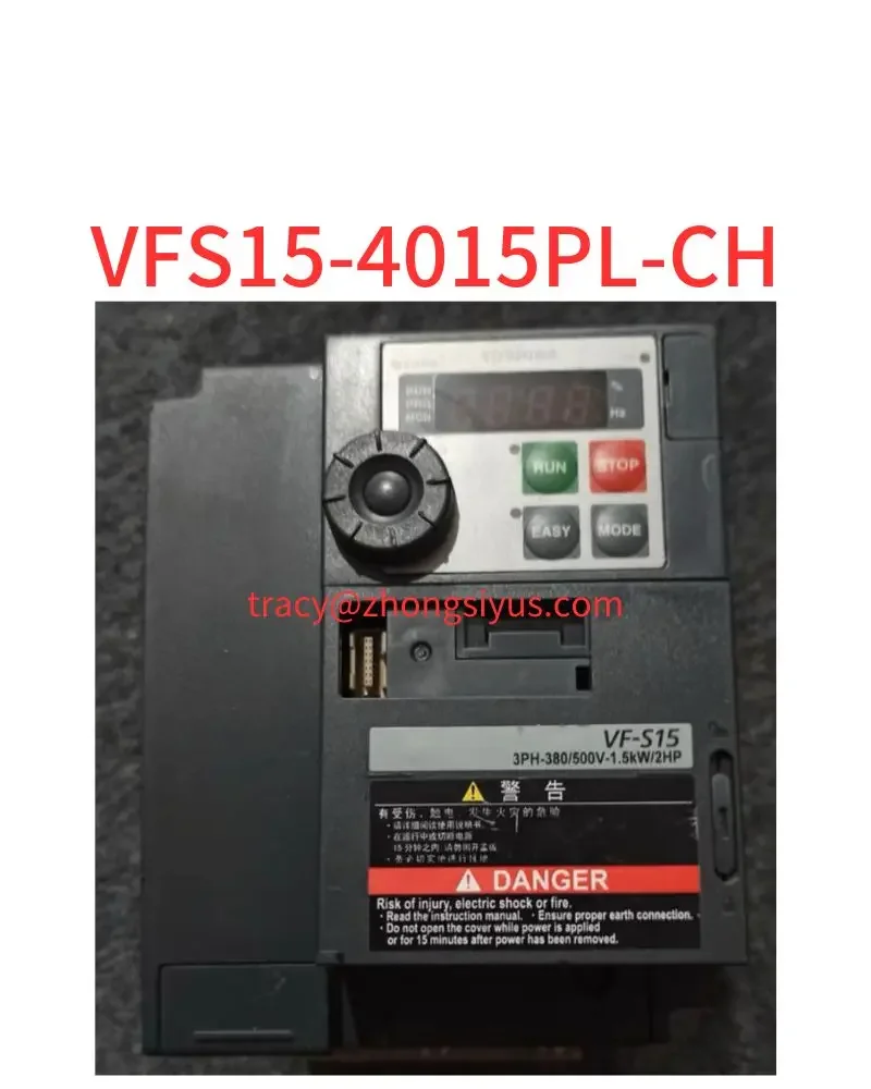 

Used inverter, VFS15-4015PL-CH, 1.5 kw 380V, function package