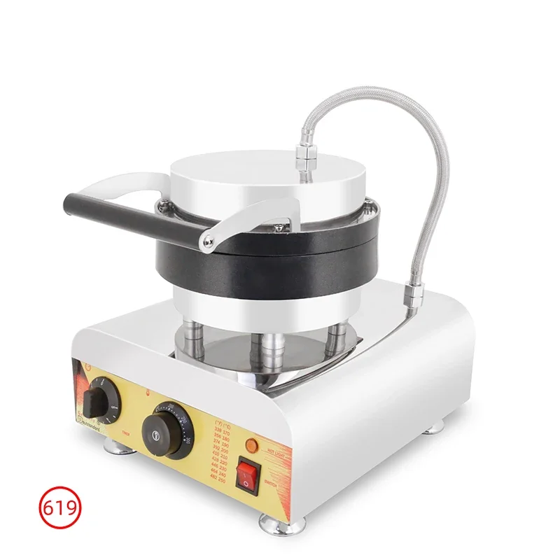 Commercial three-hole ice cream waffle crispy bowl machine Summer strawberry ice cream puff pastry crispy cone bowl equipment
