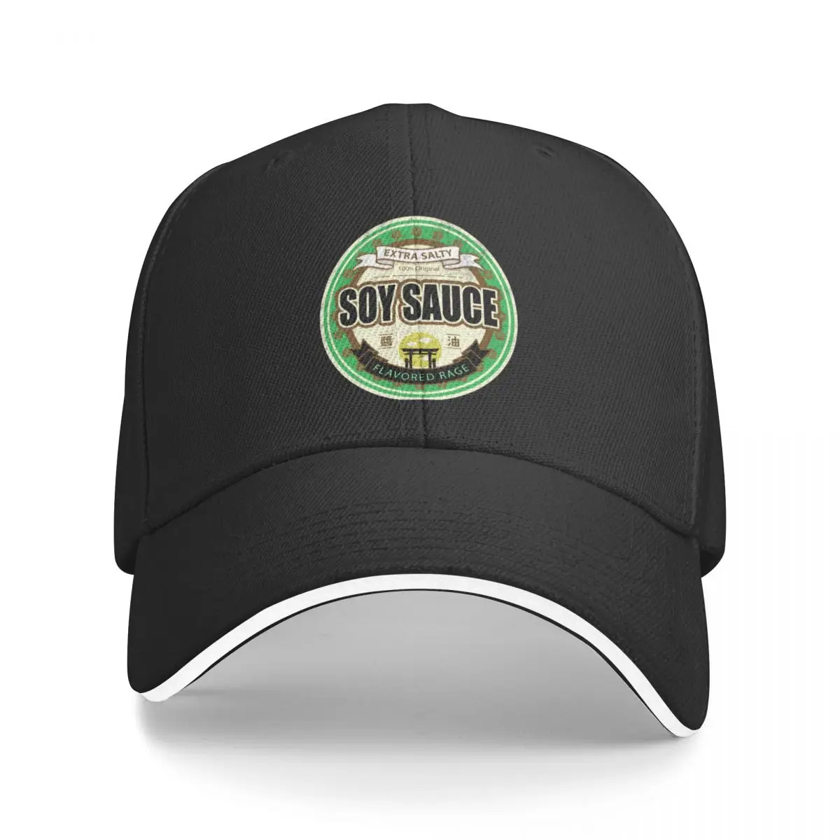 Soy Sauce Japanese Asian Extra Salty Condiment Baseball Cap Cosplay western Hat Hats Woman Men's