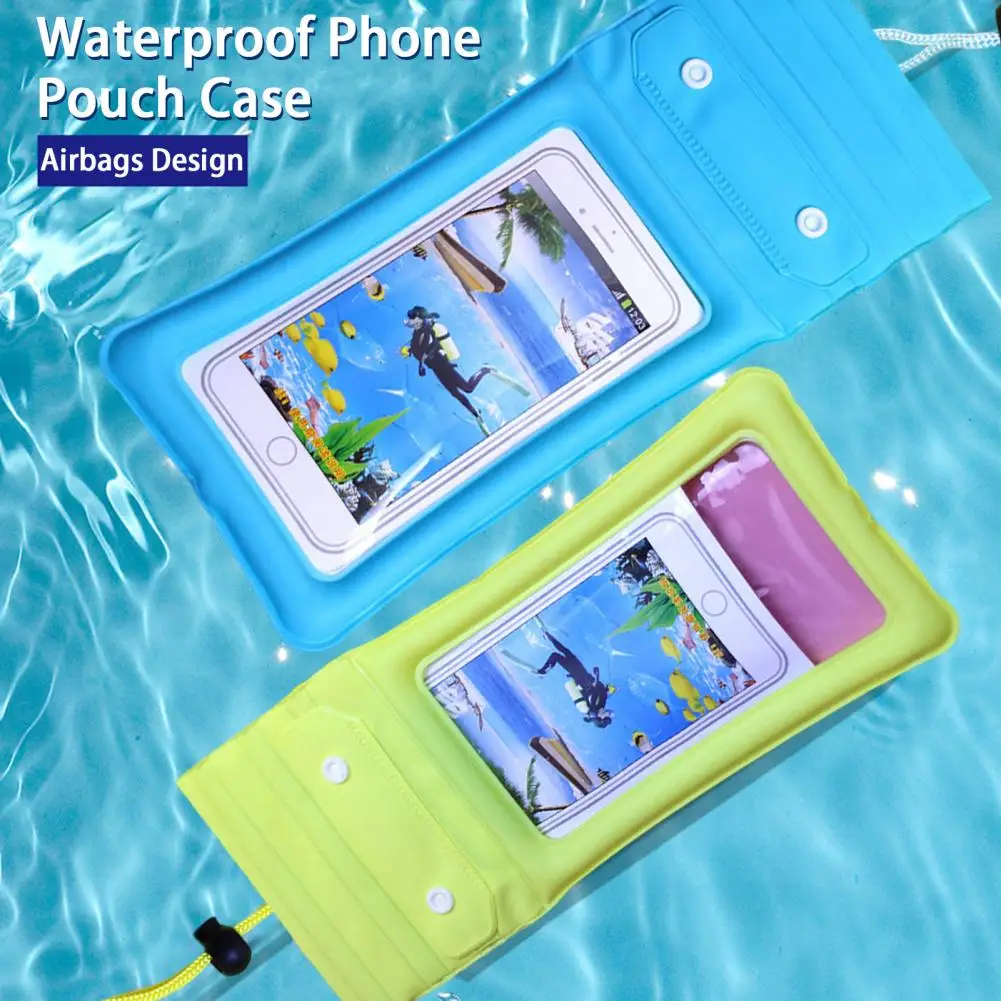 Universal Compatibility Waterproof Phone Case Safety Lock Anti-penetration Eco-friendly Underwater Phone Pouch Dry Bag