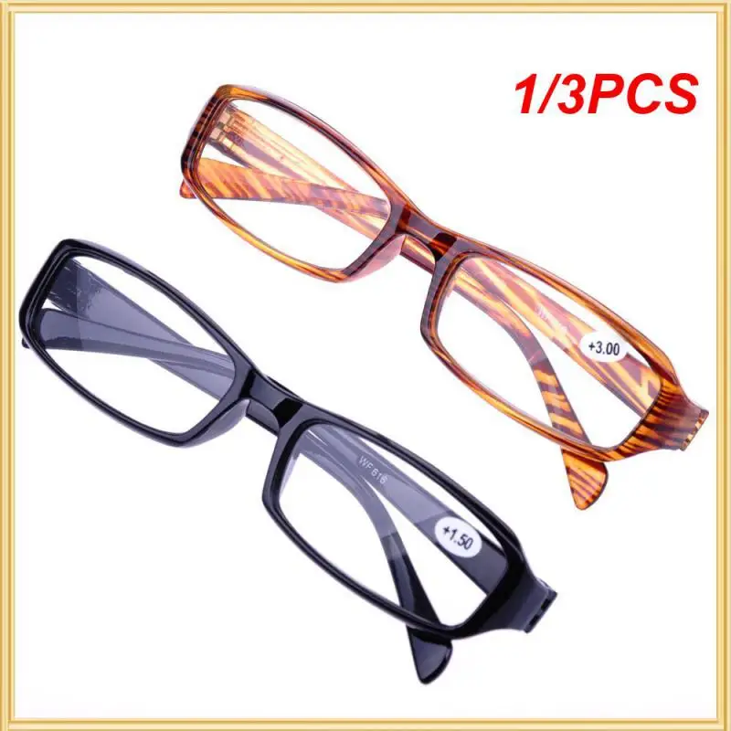 1/3PCS Rimless Glasses Ultralight Anti Blue Light Fashion Elegant Purple Glasses Presbyopic Glasses Fatigue Glasses Magnifier