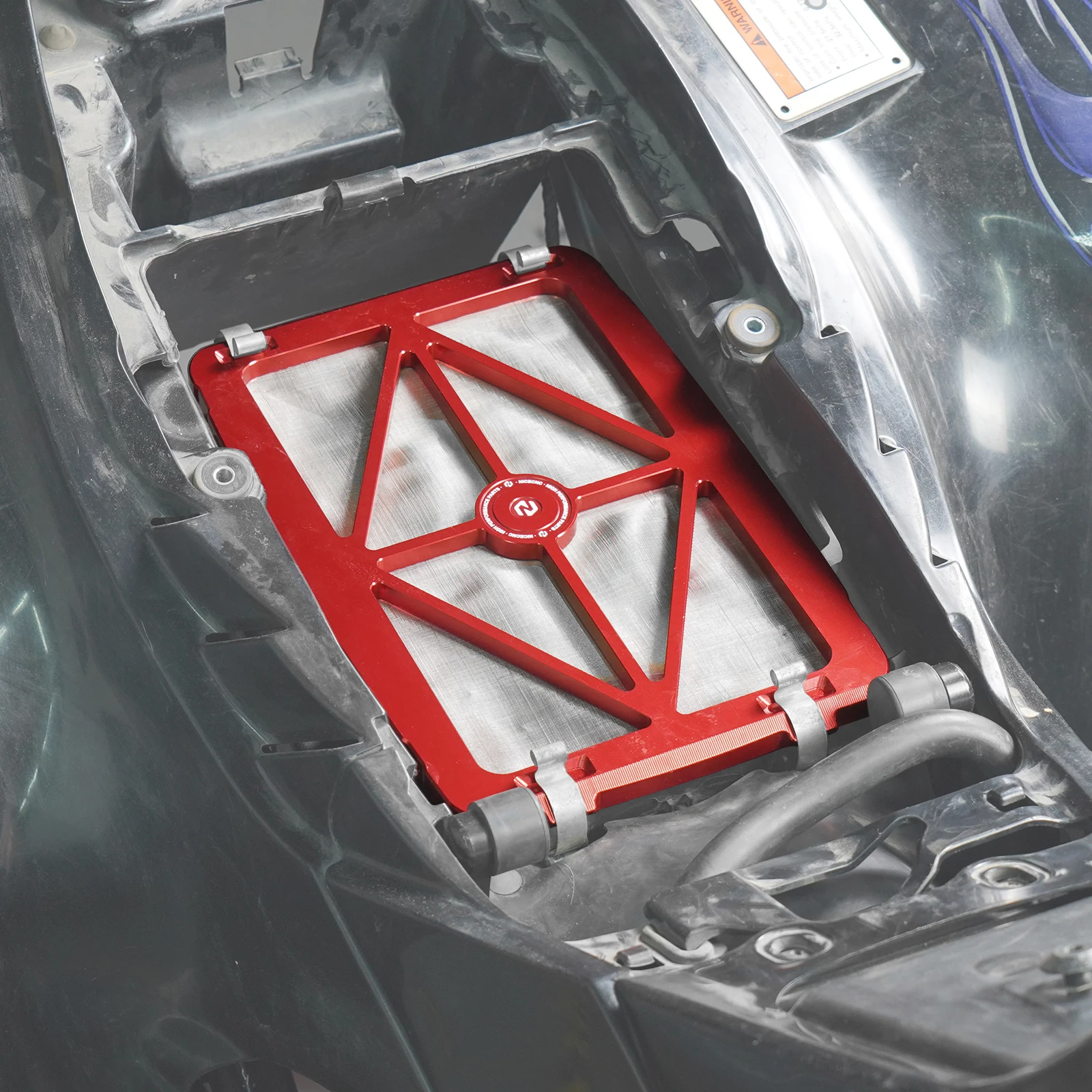 Für Honda TRX450R High-Flow Airbox Deckel Abdeckung 17217-HP1-900 Für HONDA TRX450ER 2006-2014 450R TRX 6061-T6 Aluminium ATV Airbox – Detail 12