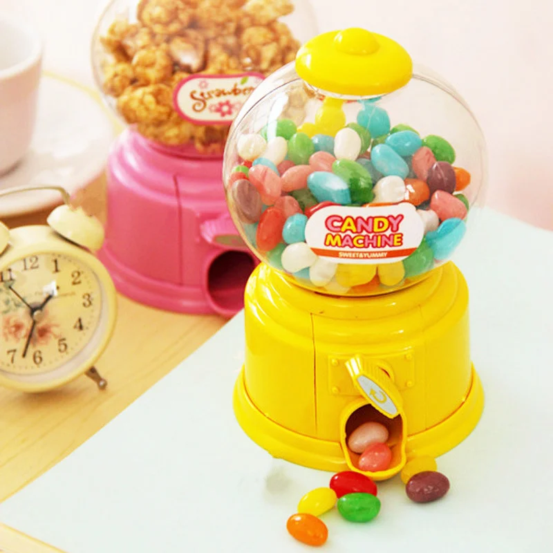 Coreano Vending Sweets Candy Machine, Mealheiro, Caixa de depósito, Banco de poupança de dinheiro infantil, Presente dos amantes, Crianças