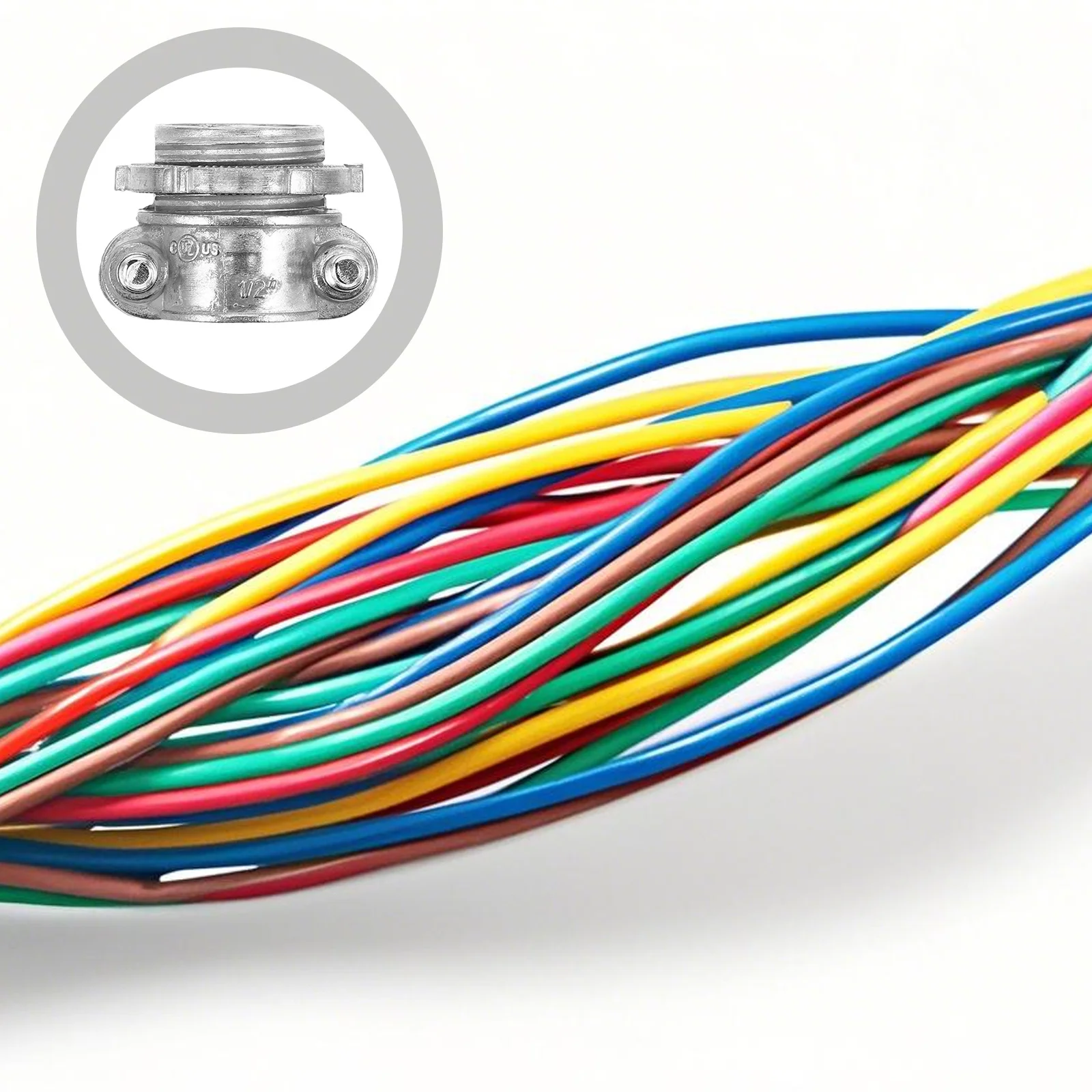 

12Pcs Cable Connectors with Screw Clamp Structure Fast Setup for Reliable Electrical Connections Weatherproof Sealing Versatile