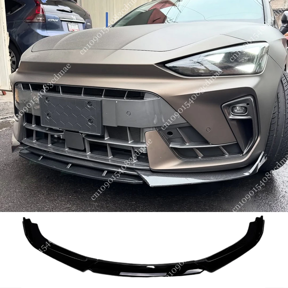 좌석 Cupra Leon VZ TSI Sportstourer VZ 2024 2025 4pcs 앞 범퍼 디퓨저 턱 립 스포일러 스플리터 바디 가드 키트 커버