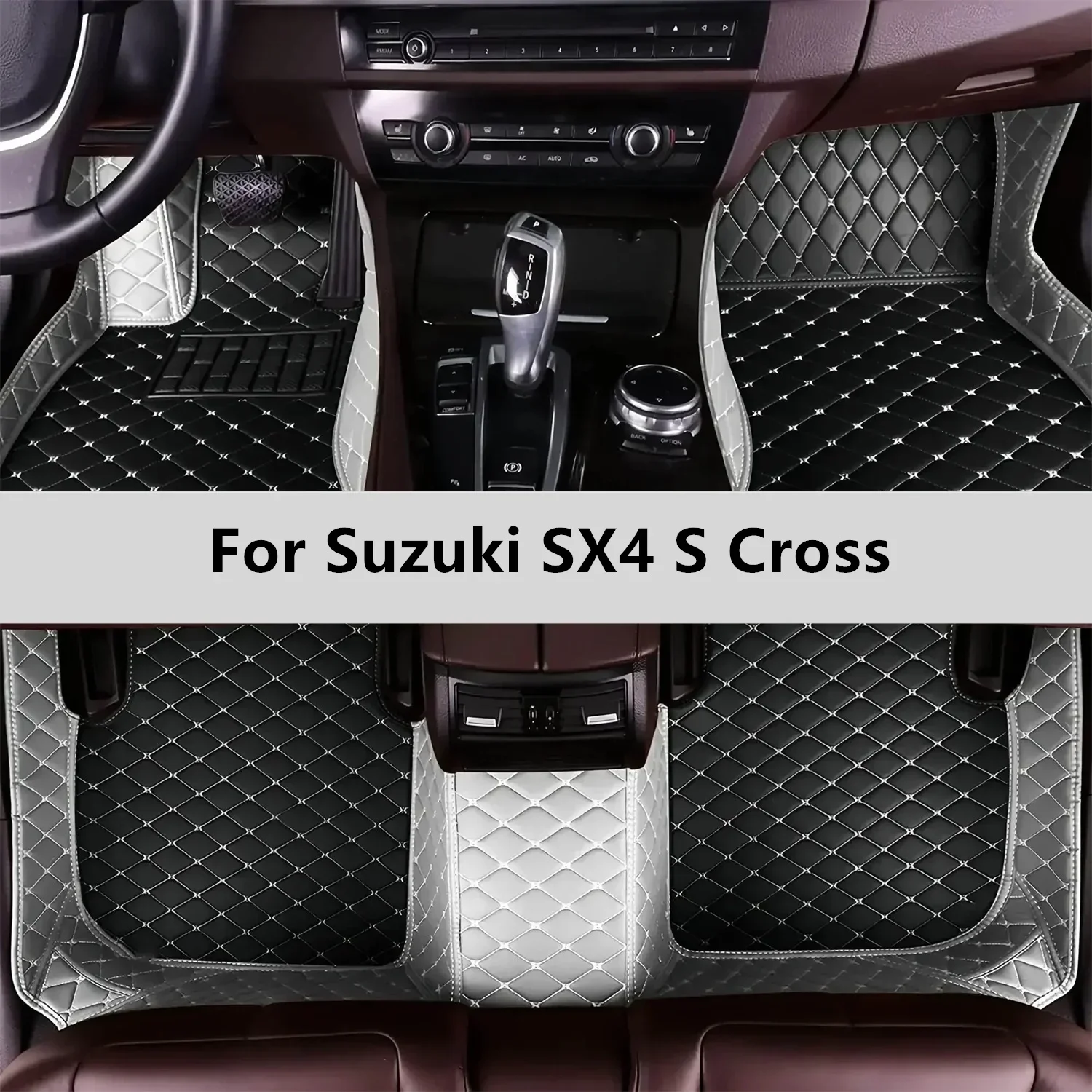 

Автомобильные коврики на заказ для Suzuki SX4 S Cross 2020 2021 2022, коврик для автомобиля, аксессуары для мужчин и женщин, аксессуары для интерьера