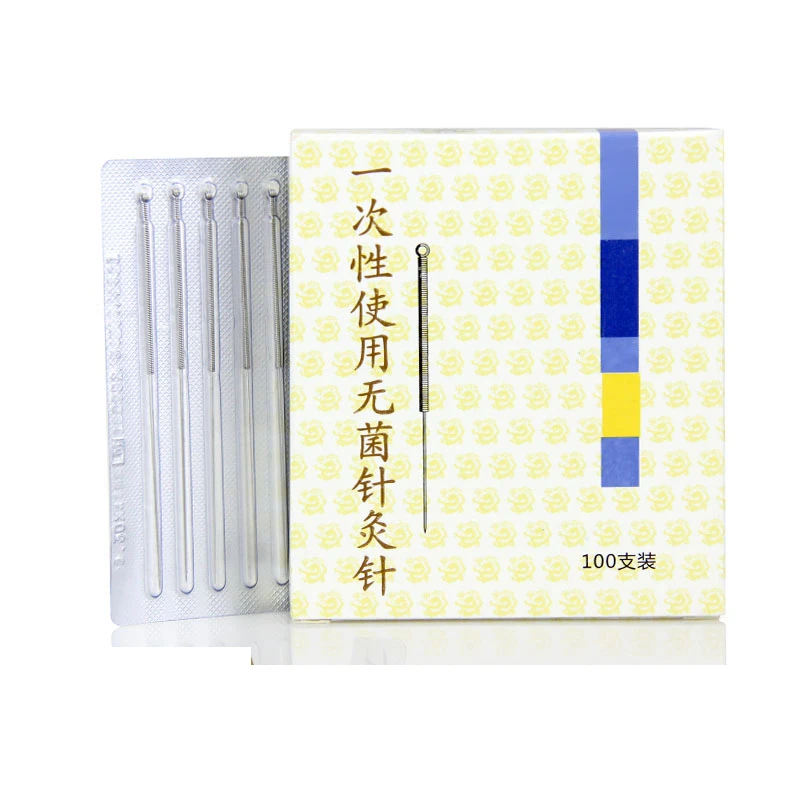 100pcs Multi Sizes Acupuncture Needle Disposable Sterile Chinese Acupuncture Needles Therapy Face beauty body massager health