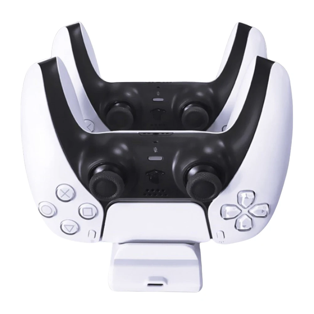For PS5 Dual Controller Charging Dock Non-slip Charging Station Controller Charger Station for PlayStation 5 Controller Charger