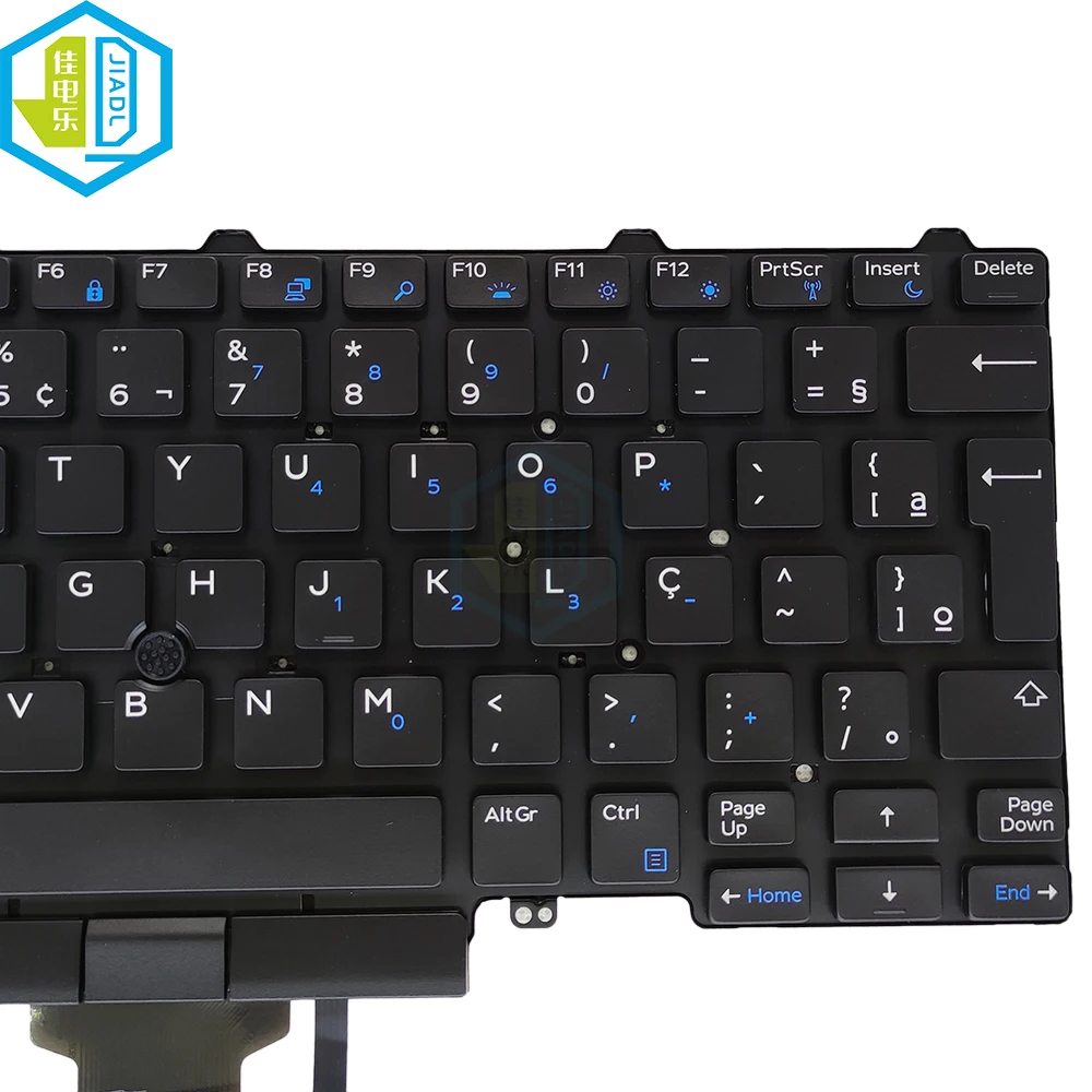 Brazilian Trackpoint keyboard with Backlight for Dell Latitude E5450 E5470 E5480 E5490 E5491 E5495 08NC1K 8NC1K Brazil keyboards