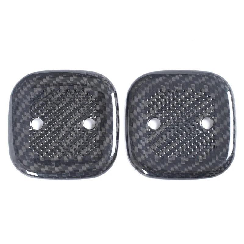 لاند روفر رينج روفر فوغ L460 2023 2024 2025 ريال ألياف الكربون سقف السيارة القرن غطاء الزخرفية 2 قطعة #5