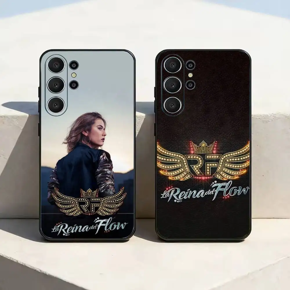 Queen of Flow La Reina Del Flow   Phone Case For Samsung S25,S24,S21,S22,S23,S30,Ultra,S20,Plus,Fe,Soft Silicone Black Cover