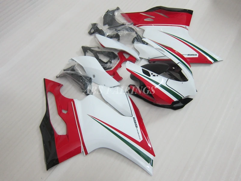 Injection New ABS Motorcycle Fairings Kit Fit for Ducati 899 1199 Panigale s 2014 2015 2016 14 15 16 Bodywork Set Red Green