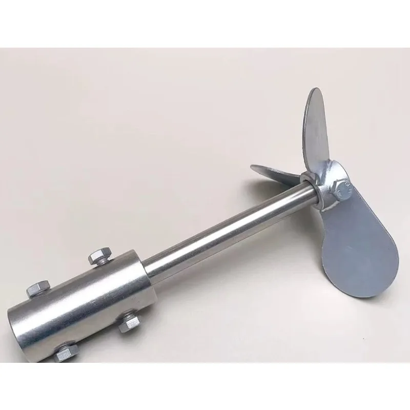 304 Stainless Steel Paddle Drum Reducer Mixing Impeller 316 Stirring Shaft Stirring Rod Air Blade