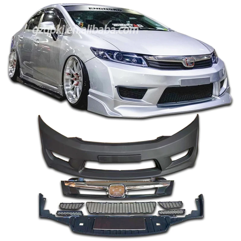 

For 2012-2015 Honda Civic FD2 Body Kit Civic Front Bumper Spoiler Civic FD2 Front Face