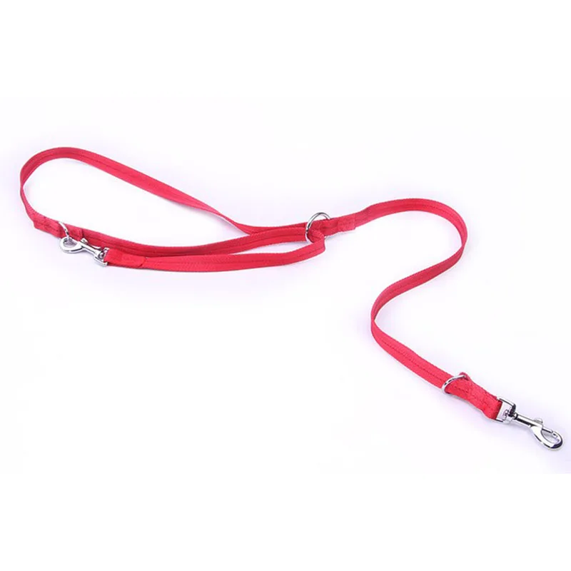 190cm WALK Two DOGS Leash Double Twin Lead Walking Leash Two Pets Cats Dual Couple Dog Leashes Nylon V Shape Leash For dog cat