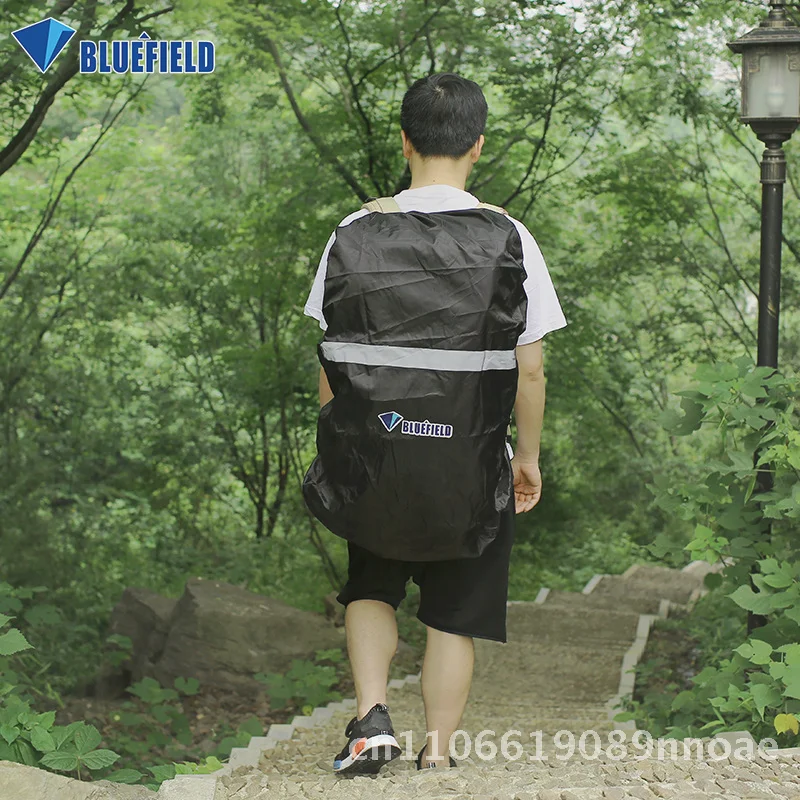

Светоотражающий рюкзак Bluefield Blue Realm, дождевик, водонепроницаемая ткань Оксфорд для кемпинга, прогулок, трассировки - размеры S, M, L
