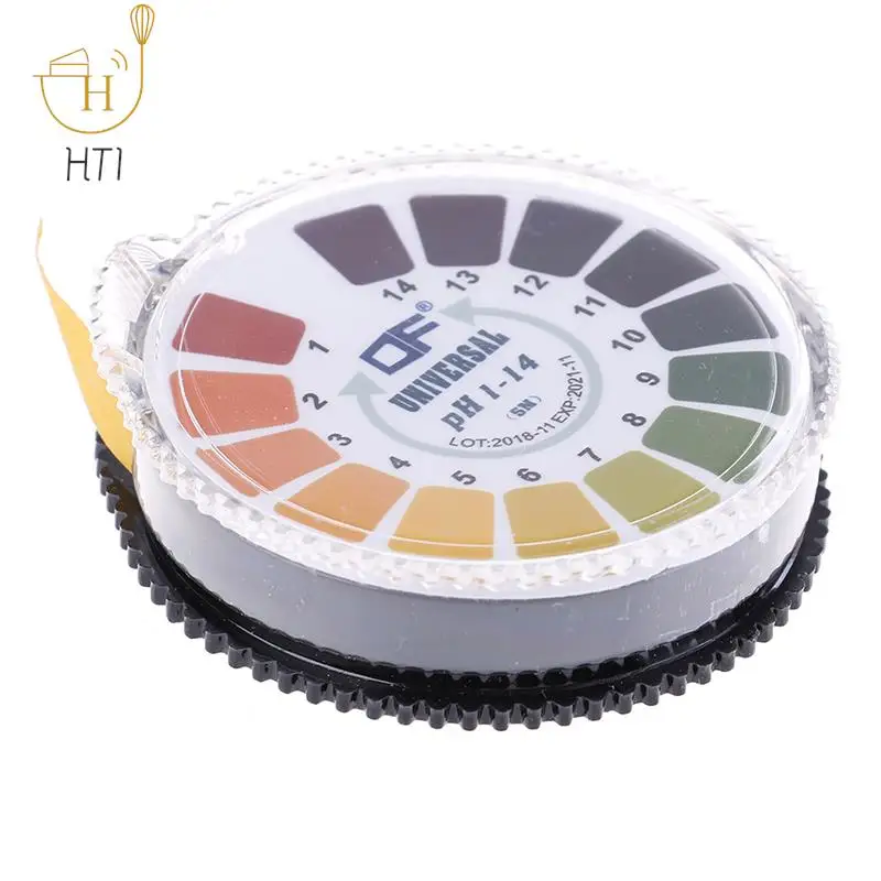 5M Alkaline Acid Indicator Meter Test Paper Roll 0-14 1-14 PH Meters For Water Urine Saliva Soil Litmus Accurate Measuring