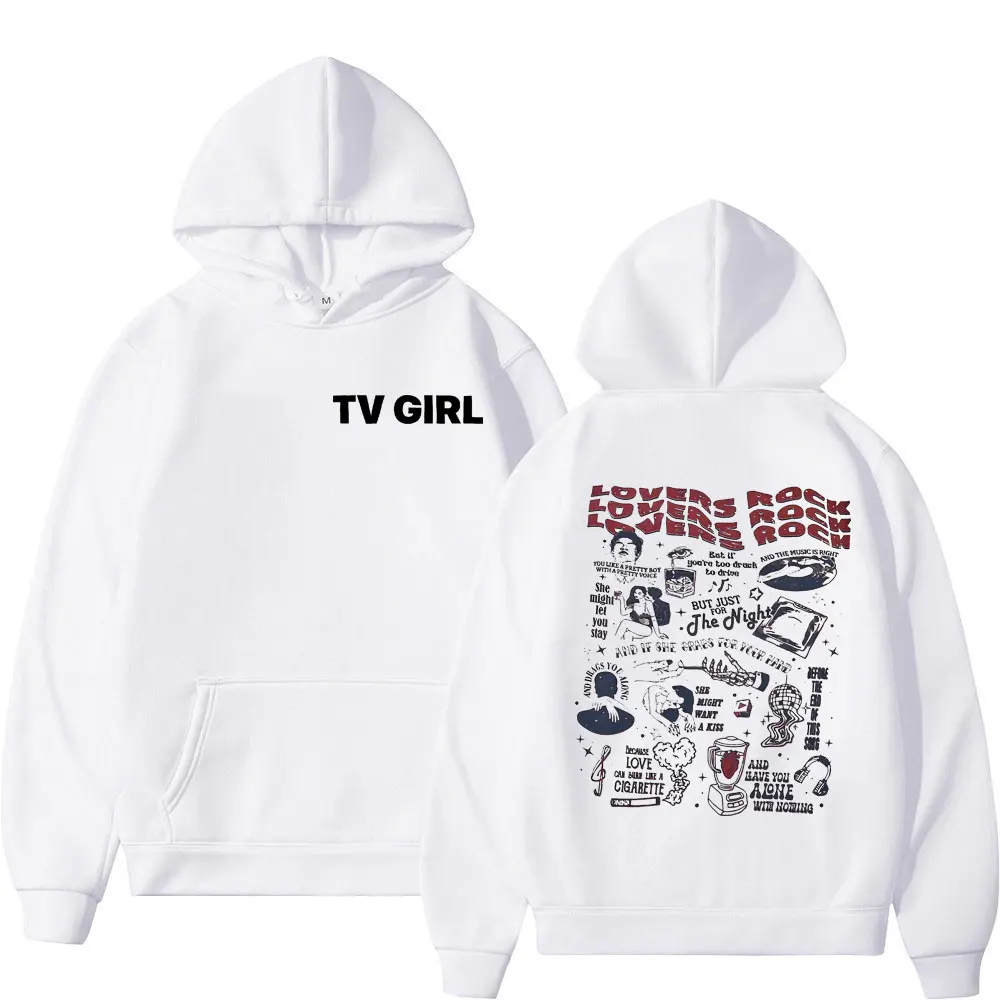 

Tv Girl French Exit Lovers Rock Album Print Hoodie Unisex Hip Hop Vintage Hooded Sweatshirts High Street Fashion Trend Pullovers