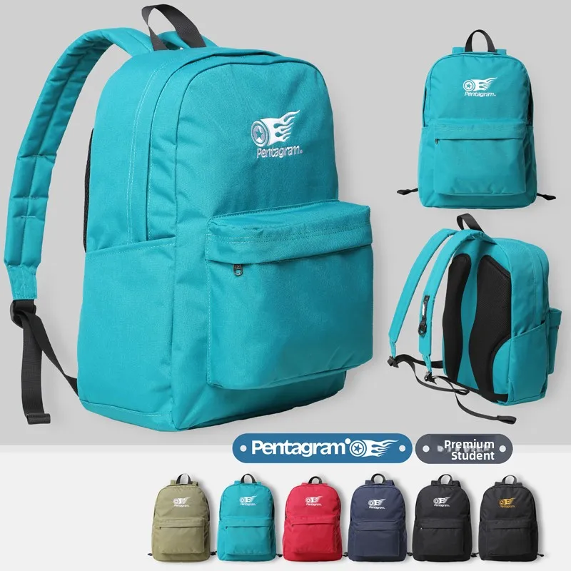 

Waterproof Nylon Fabric Pentaam Star Travel Cuter Bapa ex Commuter Dual oulder Bag for College Students Bookbag