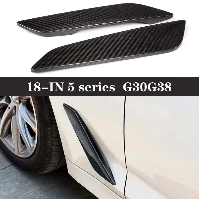 

For BMW 5 Series G30 G38 2017-2023 Carbon Fiber tuyere Auto Fender Side Air Vent Outlet Cover Upgrade Auto Parts body kit