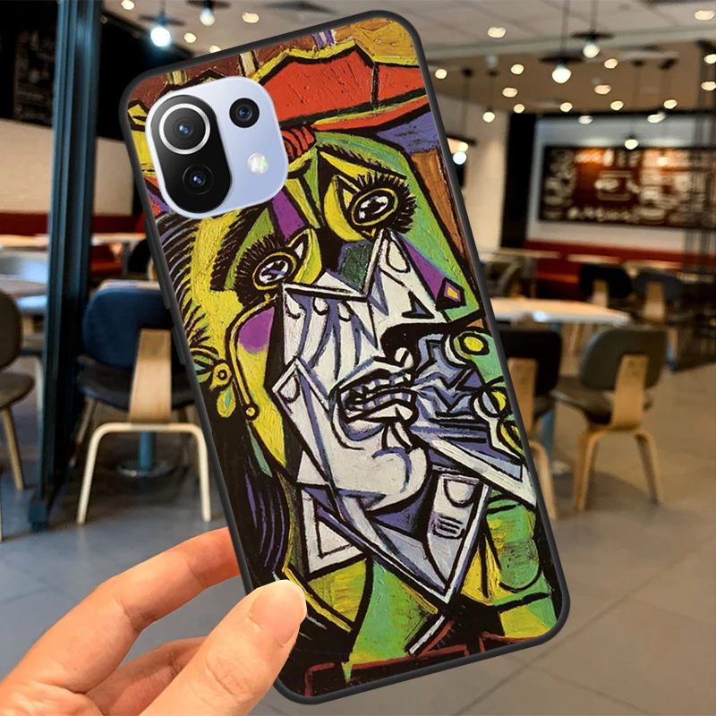 Picasso Abstract Art Painting For POCO F5 Pro X4 F4 GT C40 M5s F3 X3 X5 Pro Case For Xiaomi 13 12 Lite 12T 11T Pro Cover 