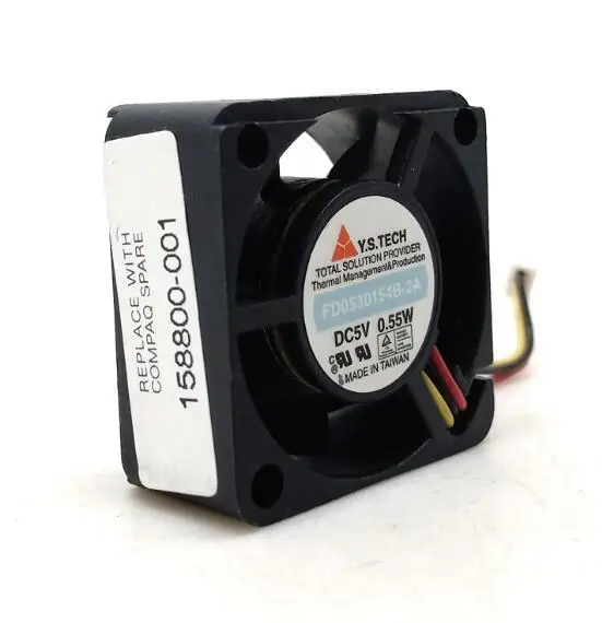 FD0530154B-2A 5V 0.55W  3015 3-wire notebook fan 5V mini mute hard disk cooling fan