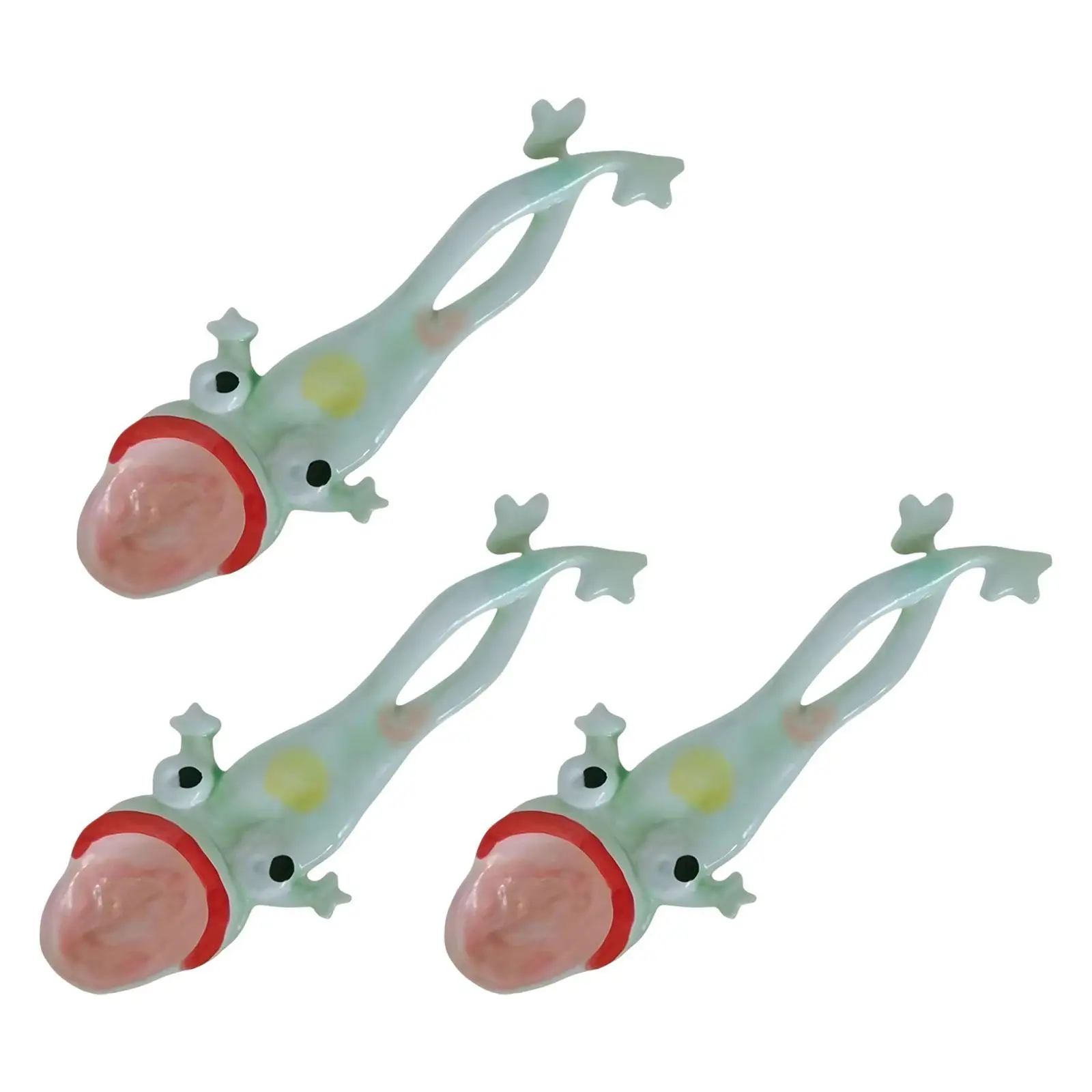 3Pcs Frog Spoons Porcelain Cartoon Spoons for Restaurant Dessert Wedding