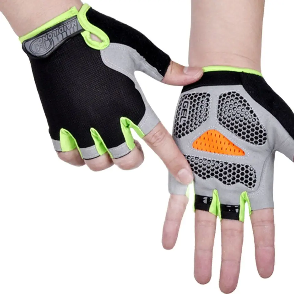 

Bicycle Gloves Anti-Slip Anti-Sweat Breathable Anti-Shock Men Women Half Finger Fingerless Gloves Motorcycle Bike Cycling Glove