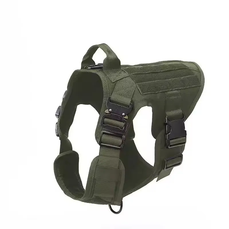 

Wholesale High-quality Dog Harness Camouflage Heavy-duty Luxury Durable Pet Safety Vest Tactical Dog Harness Belt Set